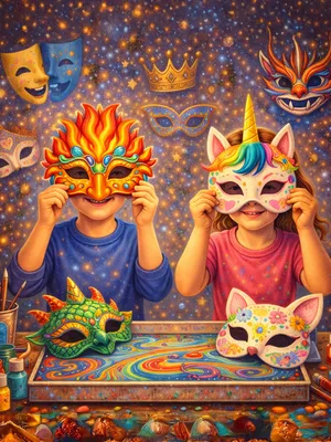 Ben Kimim Maske Yapımı Atölyesi Yaş Grubu: 7-11