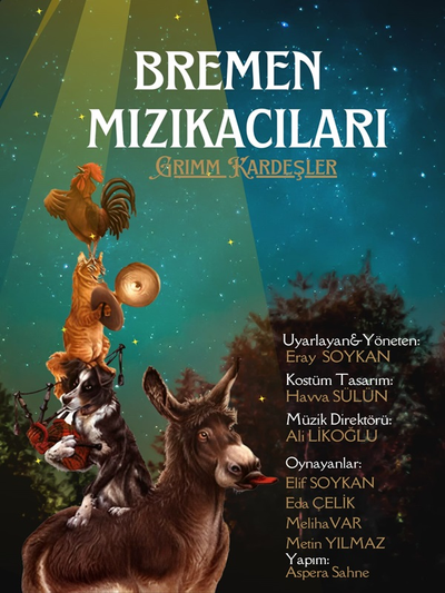 Bremen Mızıkacıları Grımm Kardeşler