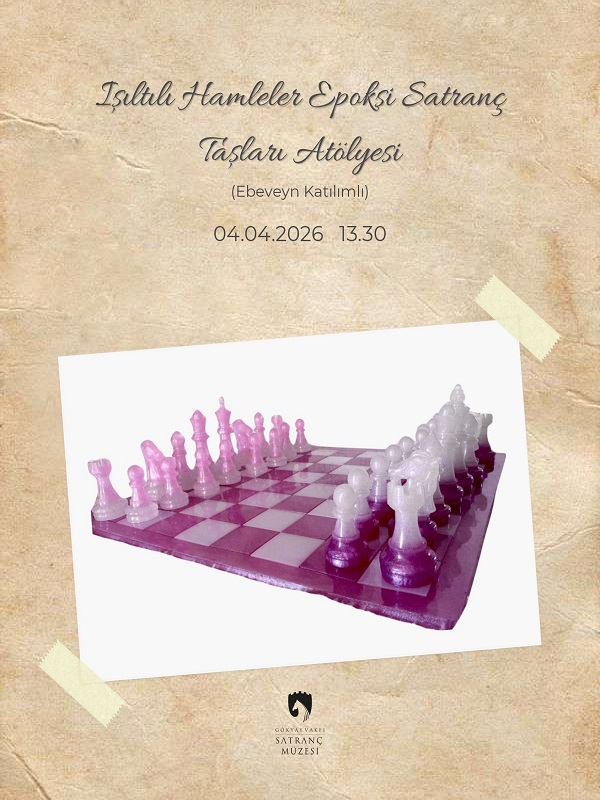 Işıltılı Hamleler - Epoksi Satranç Taşları Atölyesi