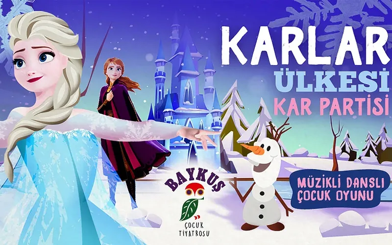 Karlar Ülkesi Kar Partisi Çocuk Oyunu