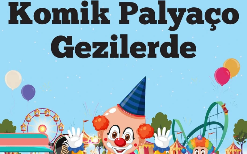 Komik Palyaço Gezilerde Çocuk Oyunu
