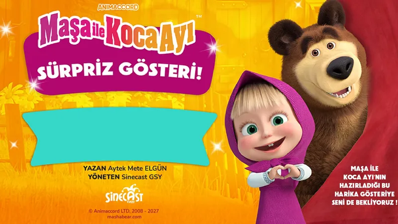 Maşa ile Koca Ayı Sürpriz Gösteri