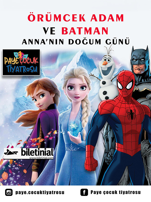 Örümcek Adam ve Batman Anna'nın Doğum Gününde