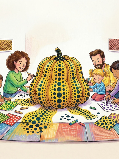 Resim Atölyesi: Yayoı Kusama'nın Benekli Bal Kabağı Yaş Grubu: 7-12