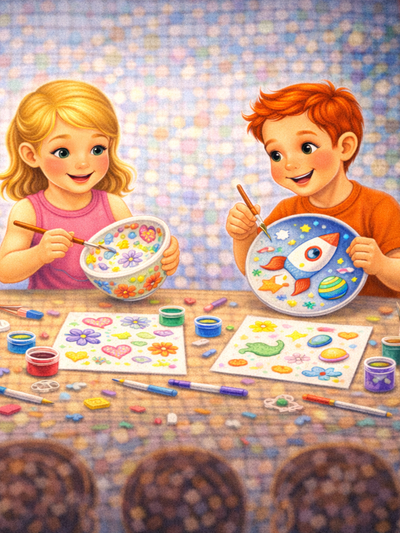 Seramiğin Dili: Renk ve Form Sanat Atölyesi Yaş Grubu: 4-6