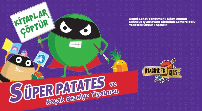 Süper Patates ve Kaçak Bezelye - Kitaplar Çöptür
