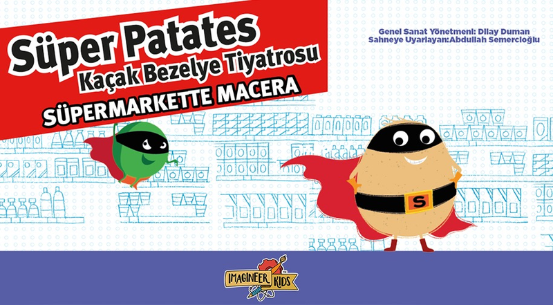 Süper Patates ve Kaçak Bezelye - Süpermarkette Macera