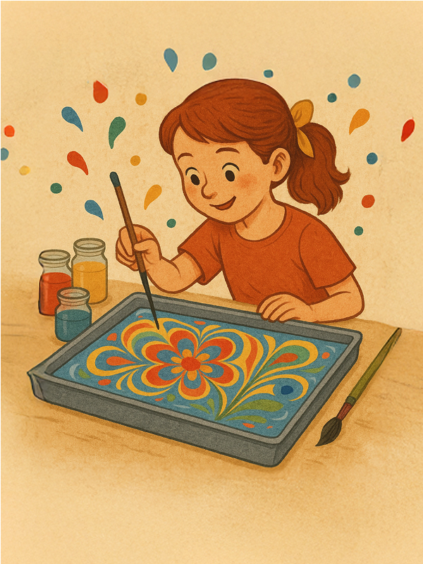 Suyun Üstünde Sanat Ebru Atölyesi