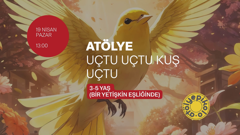 Uçtu Uçtu Kuş Uçtu 3-5 yaş (bir yetişkin eşliğinde)